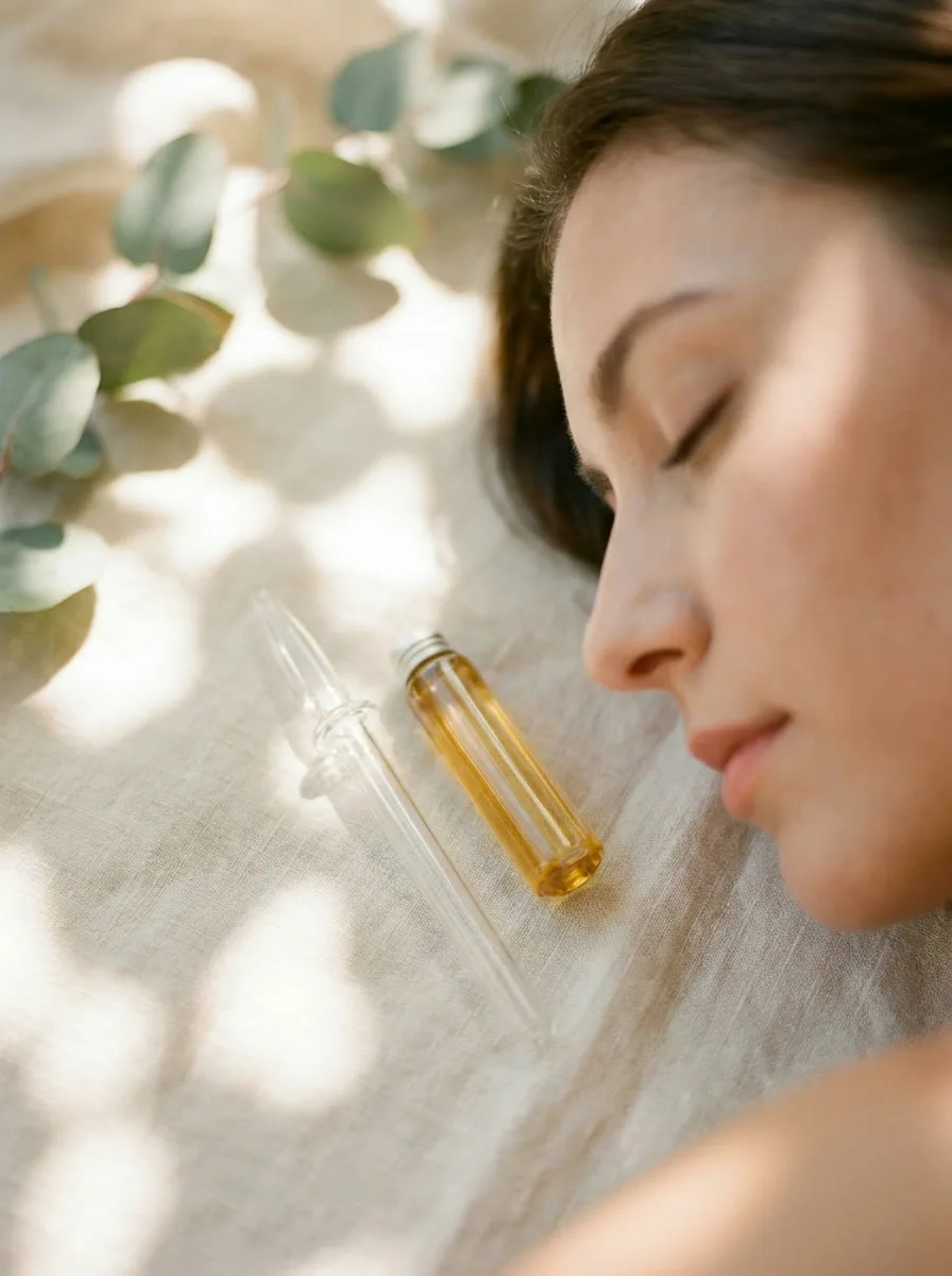 A nano-infusion facial with golden serum