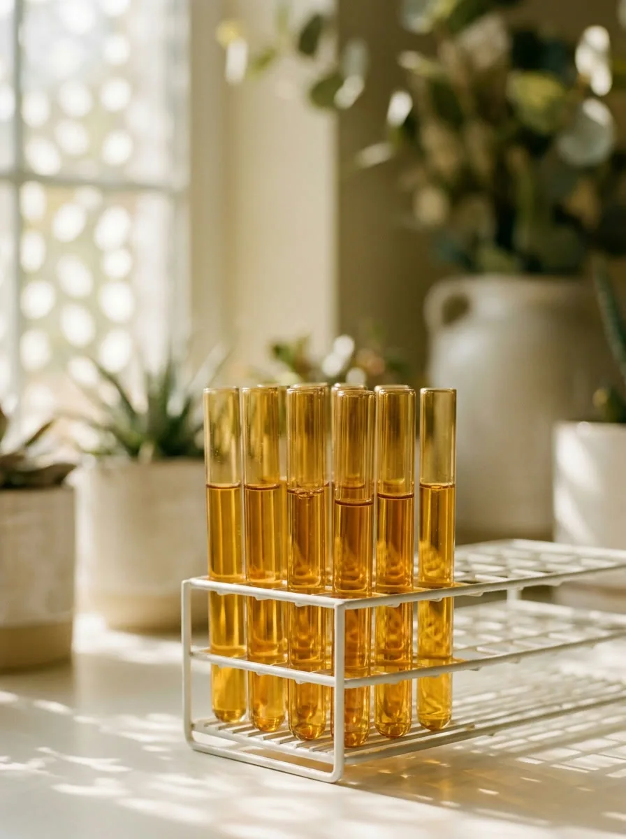A regenerative treatment prepared in golden light